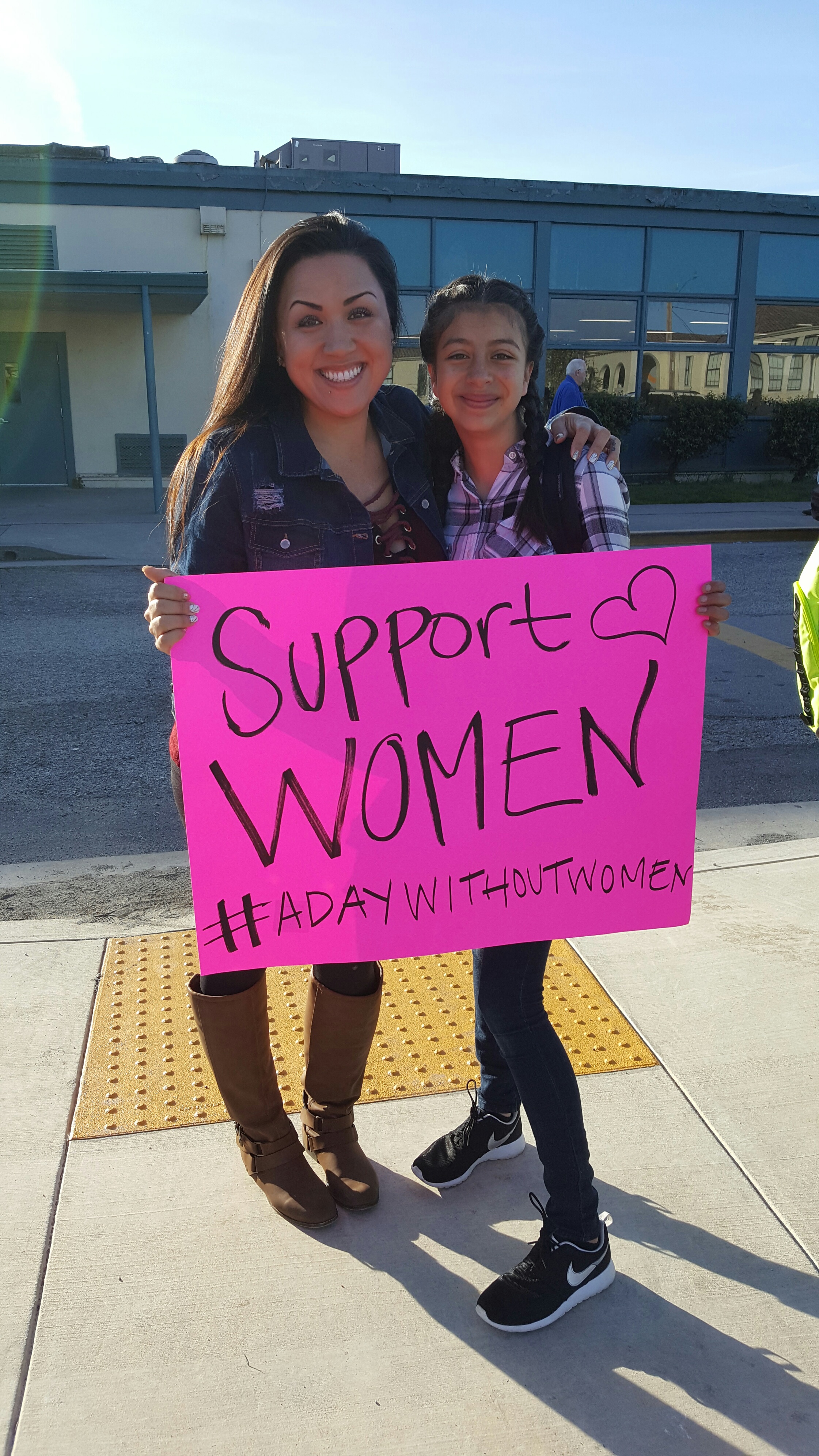 Staff and students supporting equal rights